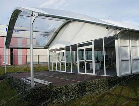 固定展会篷房的三种方式 展会篷房