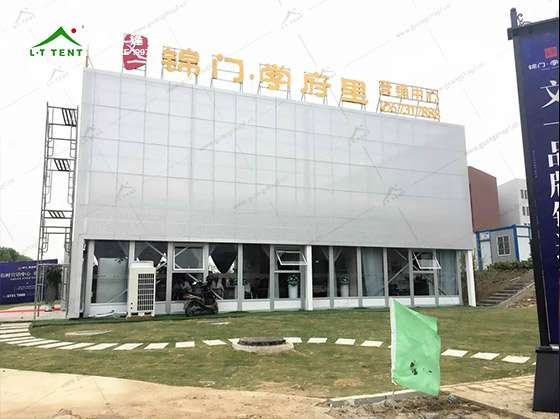 灵通供应售楼处篷房 商丘豫达置业房地产活动篷房