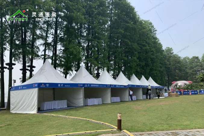 灵通赛事篷房为军运再添色彩