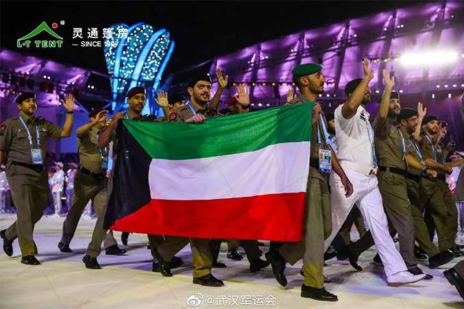 灵通赛事篷房为军运再添色彩