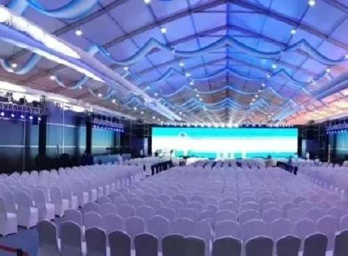 灵通篷房服务于2019青岛上合峰会