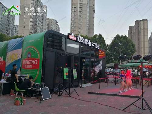 灵通充气篷房用于啤酒节
