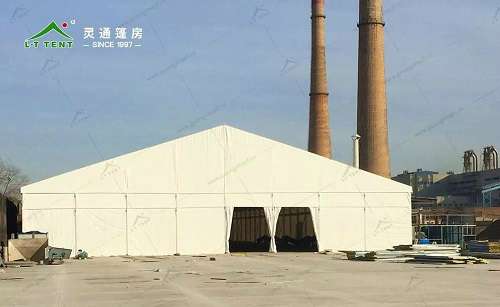 灵通环保篷房构建生态环境修复处理中心