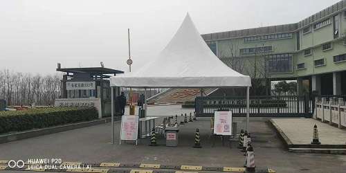 灵通篷房公司有三米到五米防疫.篷房、安检篷房现货