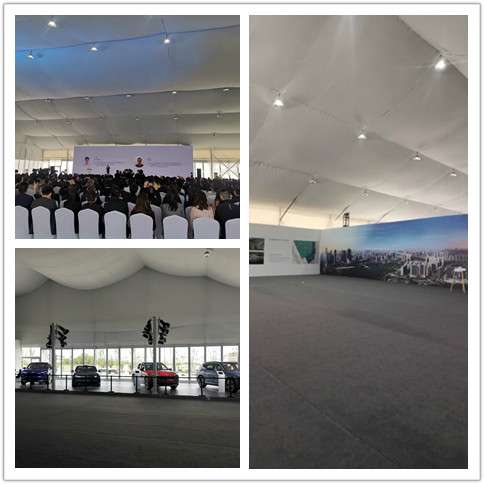 灵通活动篷房助力蔚来落根合肥